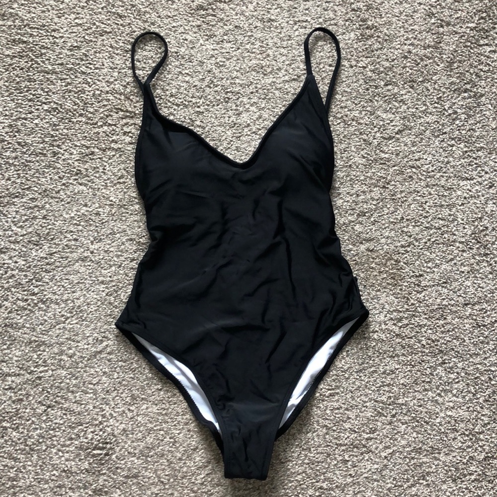 Black One Piece Swimsuit
